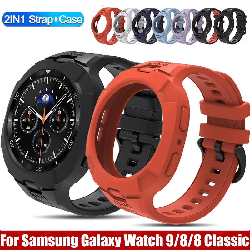 Silicone Band Replacement - Etui+Pasek do Samsung Galaxy Watch 9
