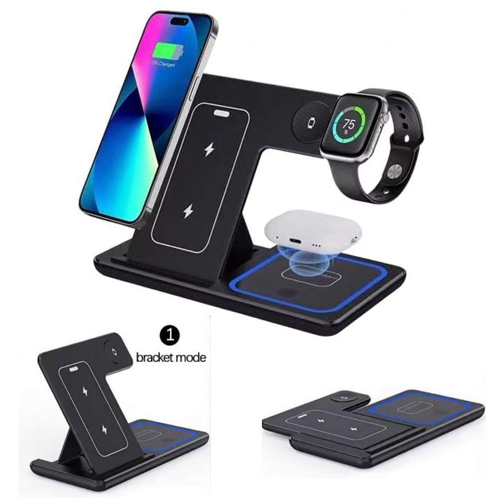 Wireless Charger Watch - Szybka bezprzewodowa stacja ładująca składana podstawka