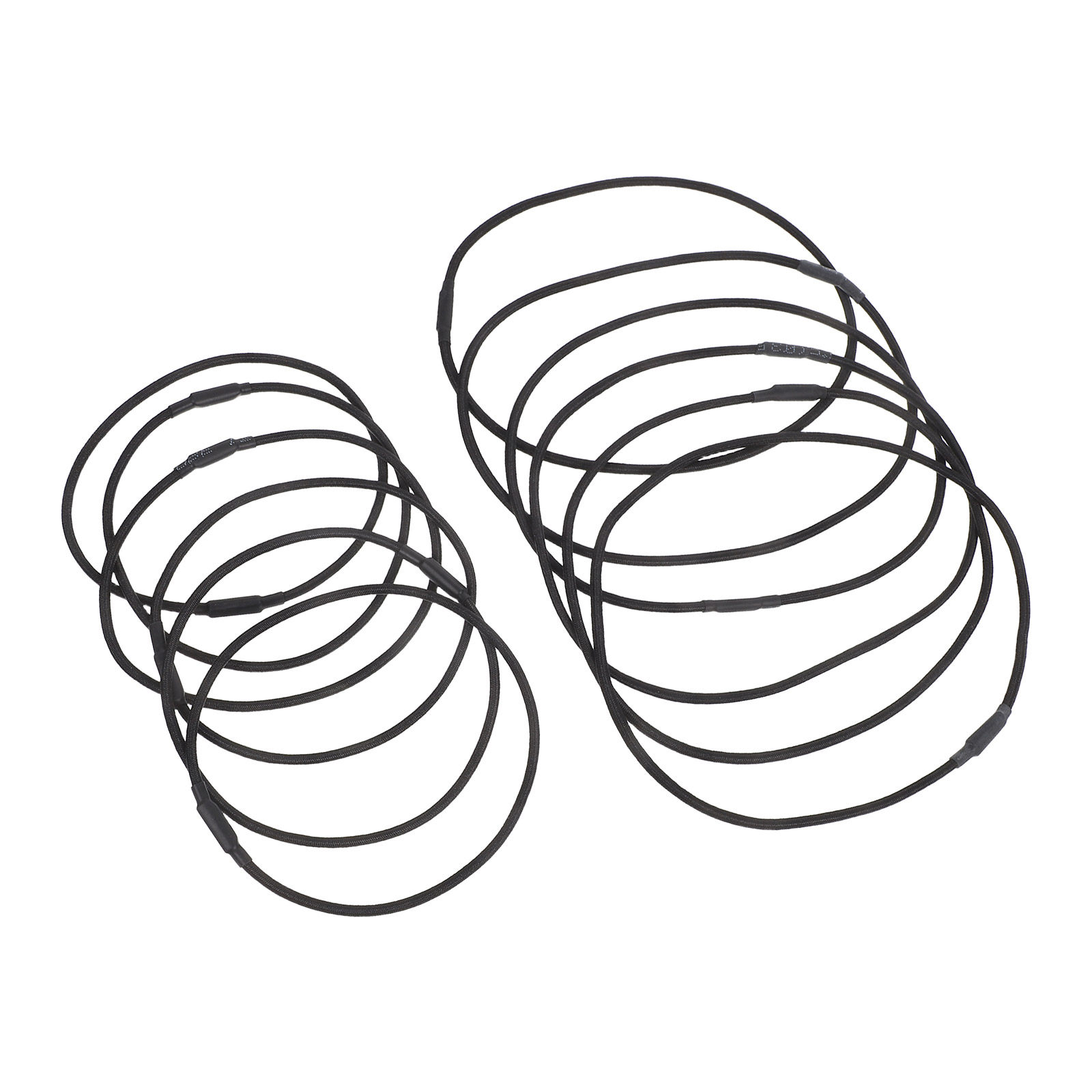 Silicone Band Replacement - 12 szt. Czarne gumowe pierścienie antywibracyjne