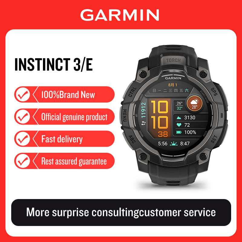 Smartwatch X18 - Garmin Instinct3/E Zegarek sportowy zasilany energią
