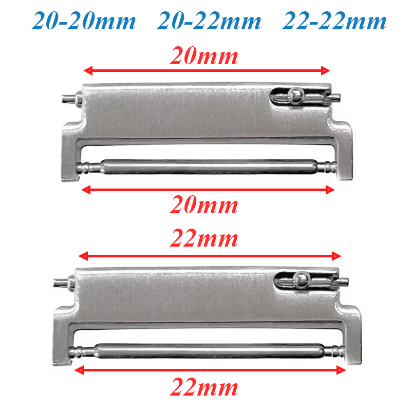 Watch Band Connector - 2szt Adaptery pasków do zegarków 20mm