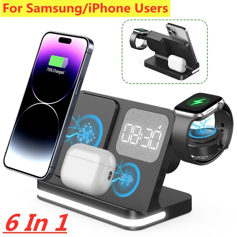 Smartwatch Ac - Bezprzewodowa ładowarka do iPhone'a 15 14