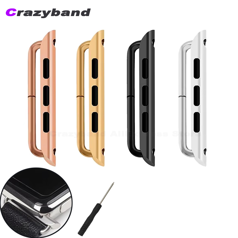 Watch Band Connector - 2szt Adapter ze stali nierdzewnej do