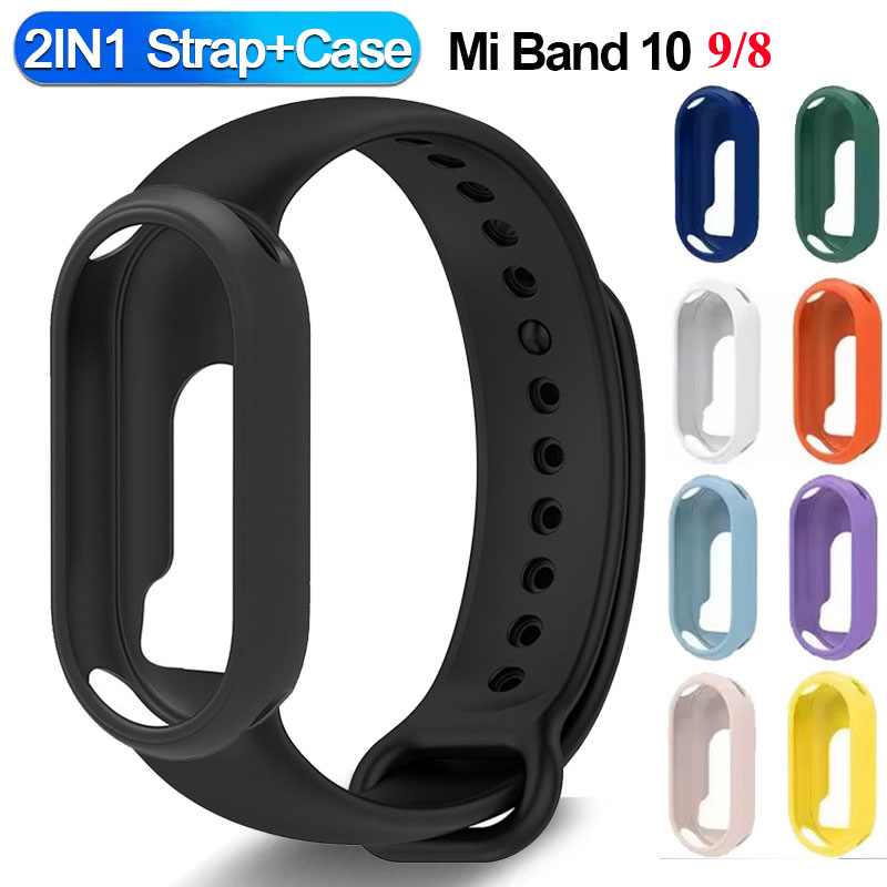 Silicone Band Replacement - Silikonowy pasek + etui na zegarek