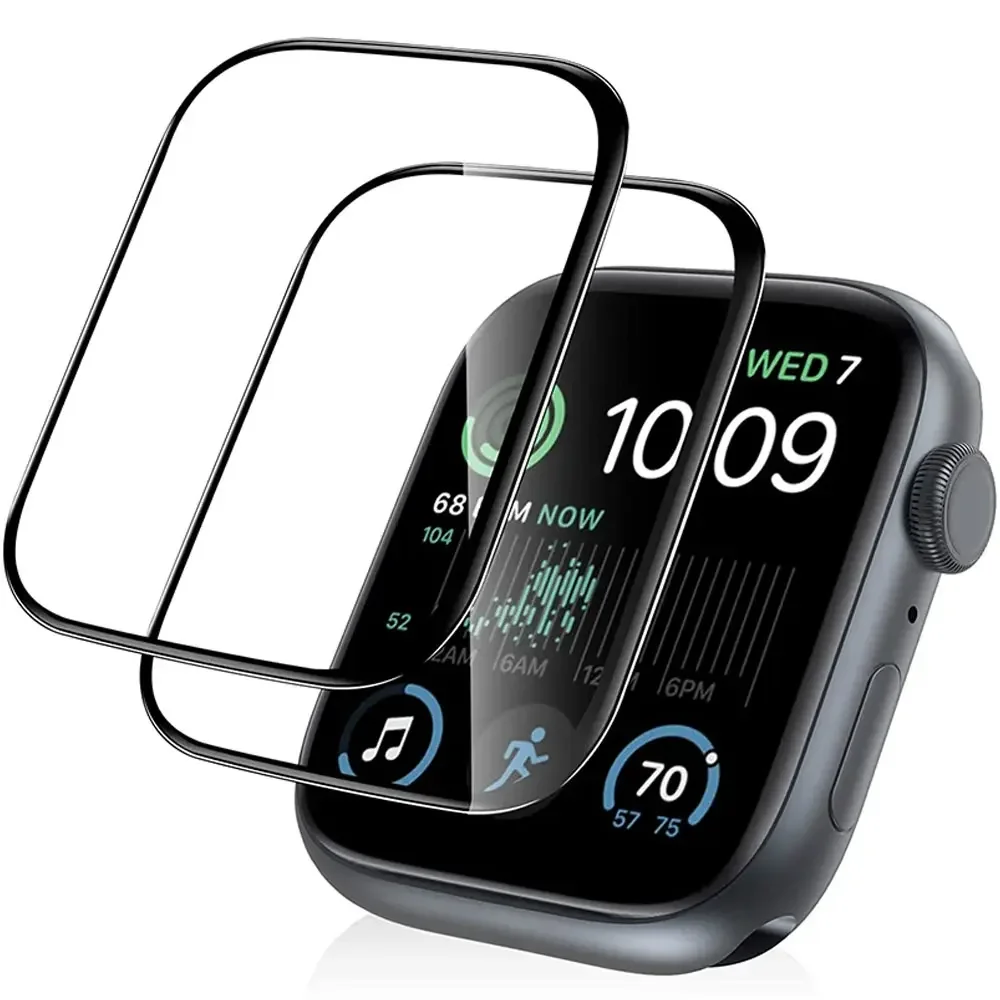 Smartwatch Case - Pełna zakrzywiona osłona ekranu do Apple