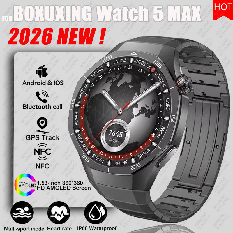 Smartwatch Faces - Nowy smartwatch BOXUXING Watch 5 MAX