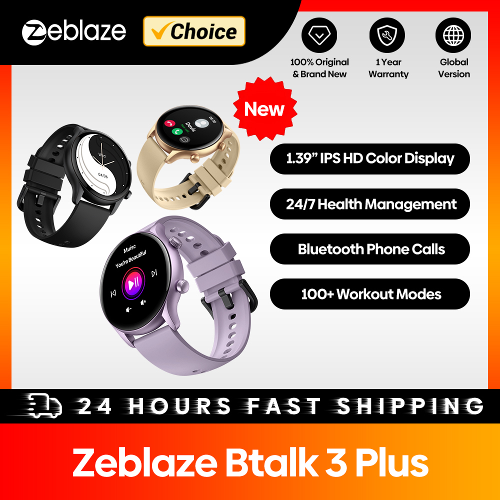 Smartwatch Faces - Nowy Zeblaze Btalk 3 Plus Smartwatch
