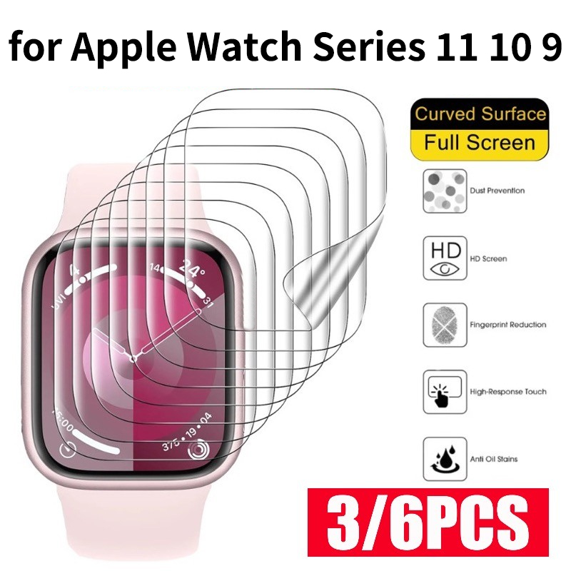 Smartwatch Case - 6 szt. Folia ochronna na ekran