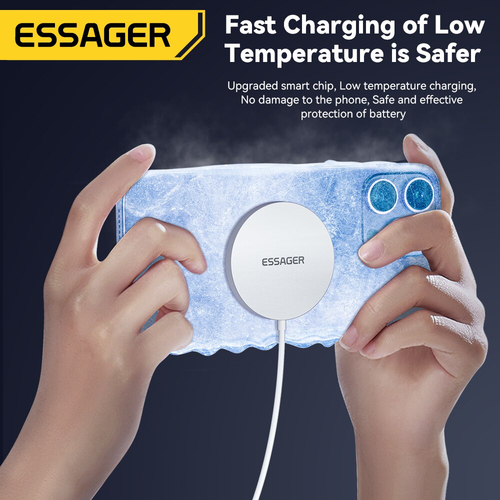 Essager 15 W Magnetic Qi Wirel – Wireless Charger Watch recenzja i cena