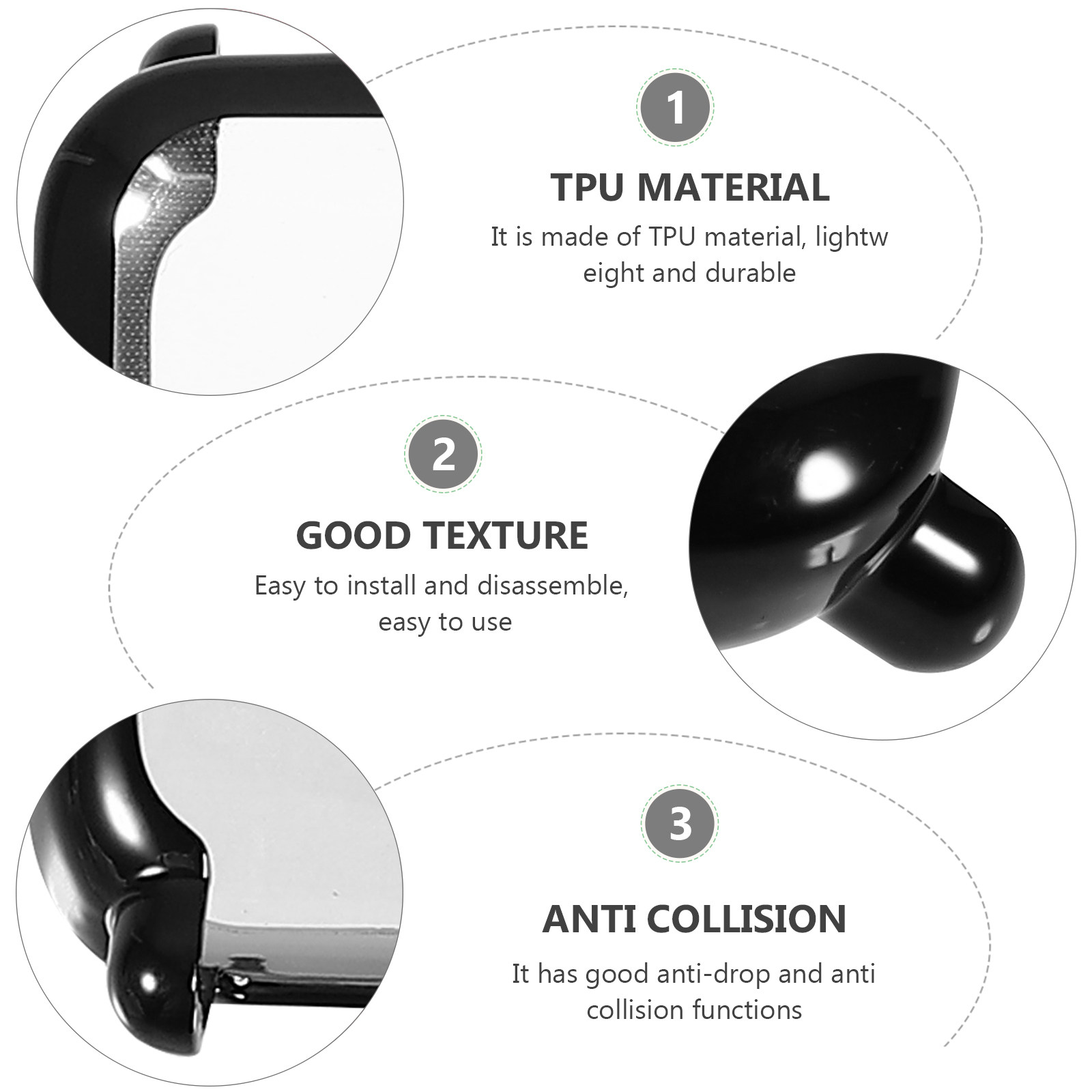 3 szt. Ochraniacze na zegarek  – Smartwatch Case recenzja i cena