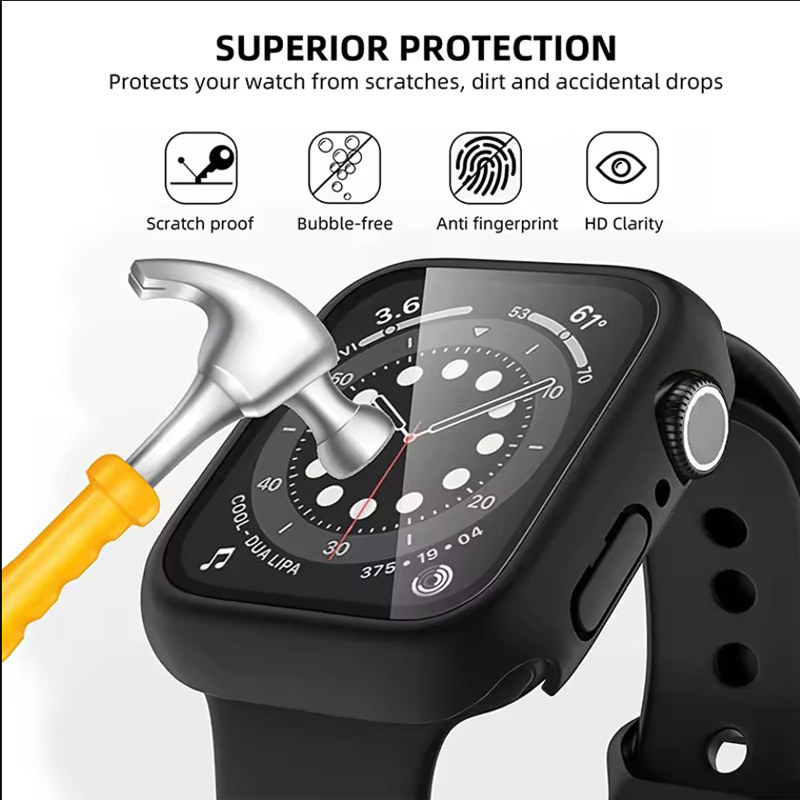 Szkło Hartowane + Etui Ochronn – Watch Case Bumper recenzja i cena