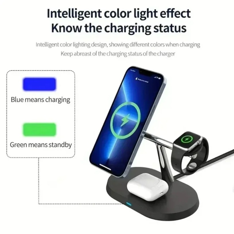 Magnetyczna bezprzewodowa stac – Wireless Charger Watch recenzja i cena