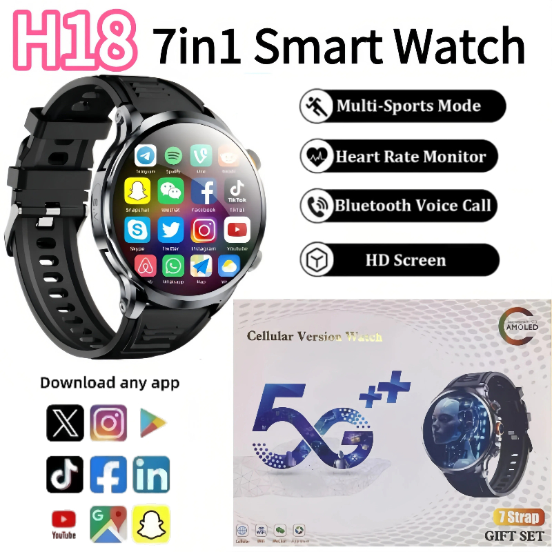 H18 Nowy Smartwatch Android 4G – Smartwatch Store recenzja i cena