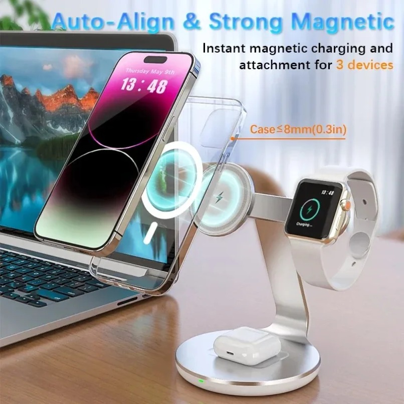 Stacja ładująca 3 w 1 z bezprz – Smartwatch Ac recenzja i cena