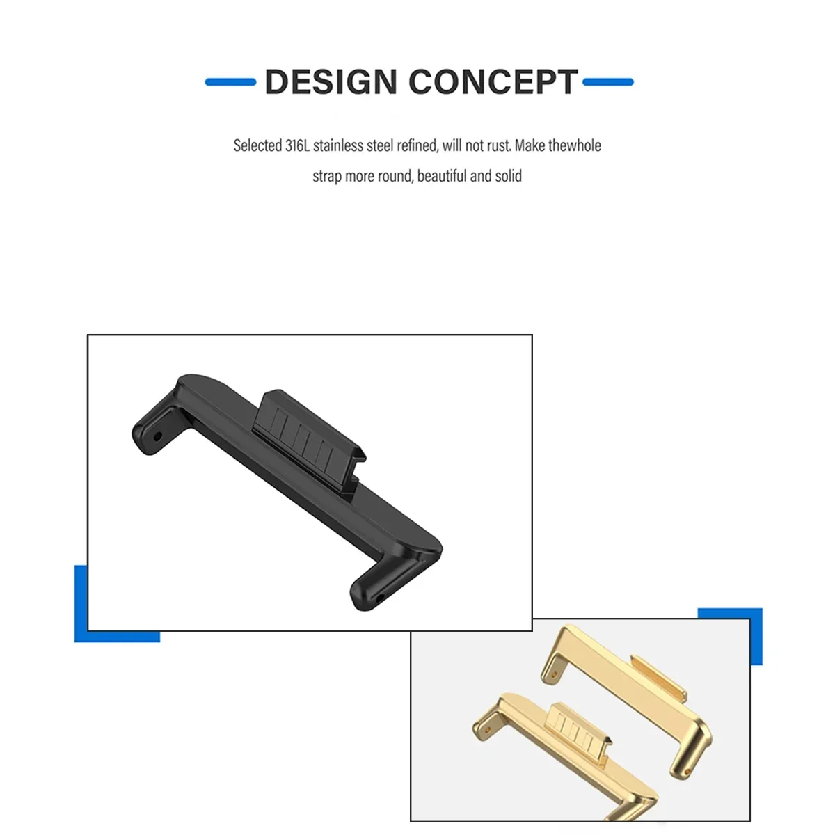 Adapter 20mm 22mm 1 Para do Pa – Watch Band Connector recenzja i cena