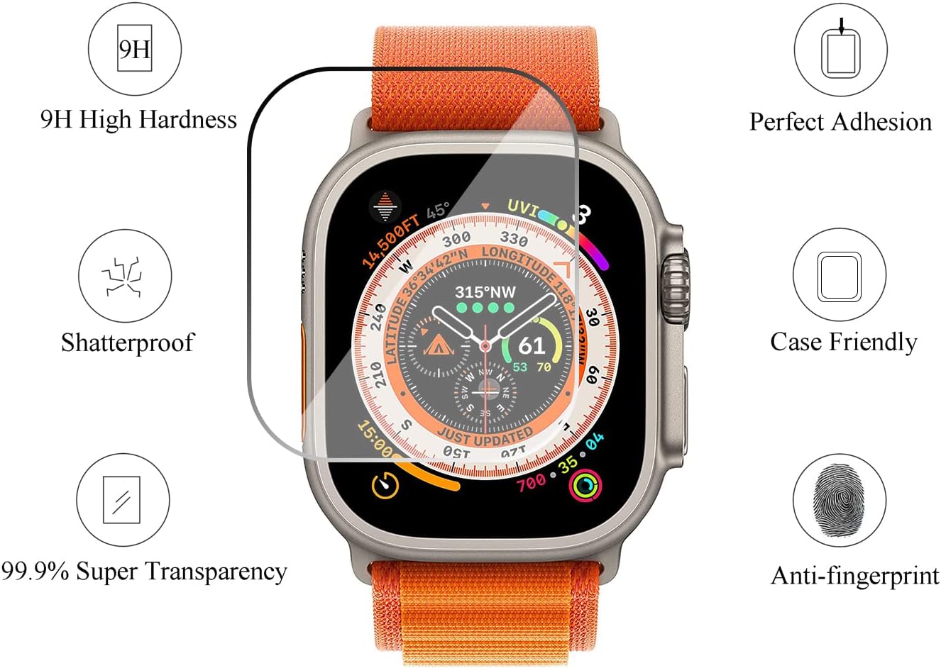 Szkło hartowane do Apple Watch – Watch Case Bumper recenzja i cena