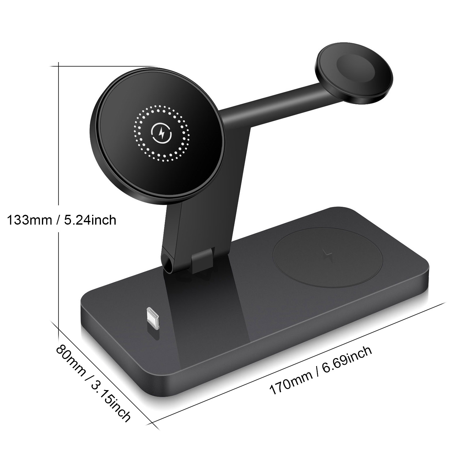 Magnetyczna bezprzewodowa stac – Wireless Charger Watch recenzja i cena