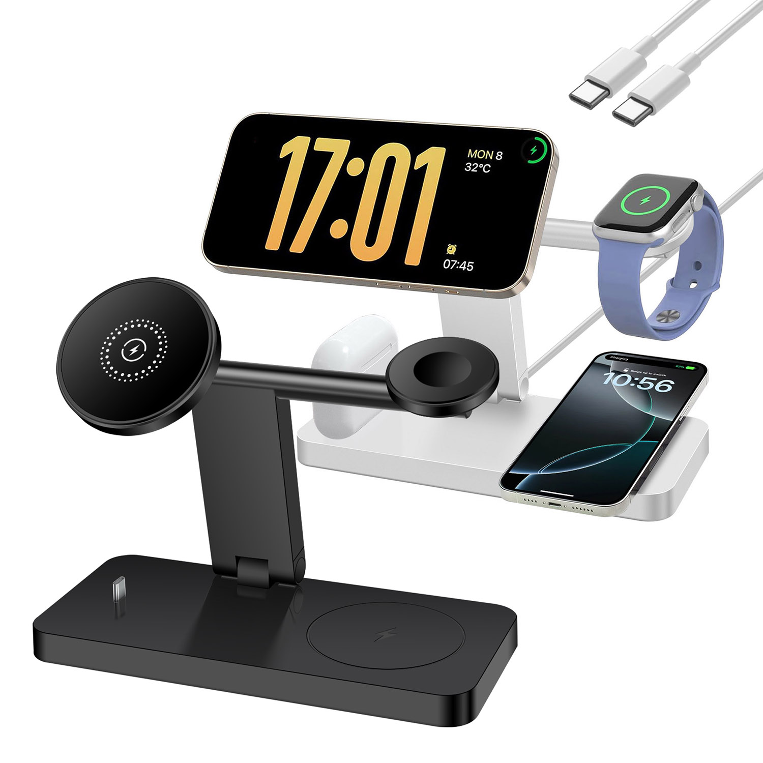 Magnetyczna bezprzewodowa stac – Wireless Charger Watch recenzja i cena