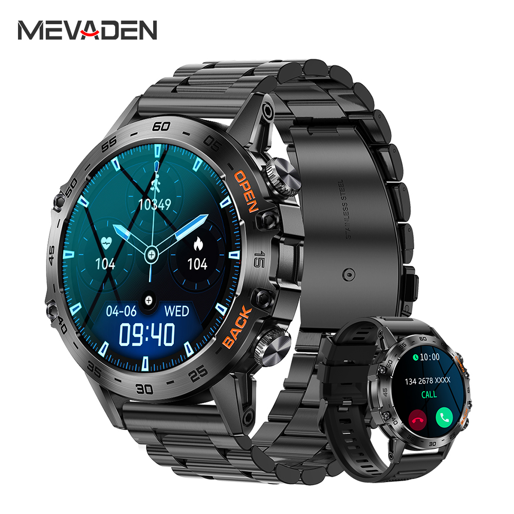 MEVADEN Steel 1.39 cala Męski  – Smartwatch Faces recenzja i cena