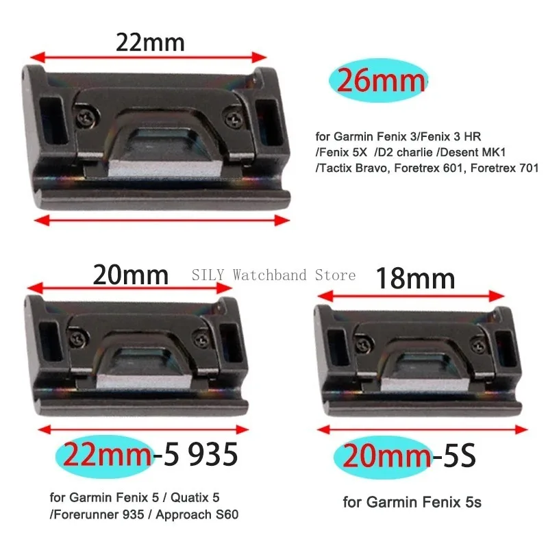 2 szt. Szybkozłączki metalowe  – Watch Band Connector recenzja i cena