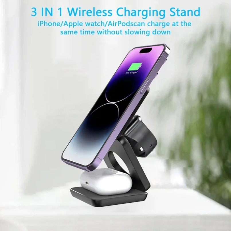 Składana magnetyczna ładowarka – Wireless Charger Watch recenzja i cena