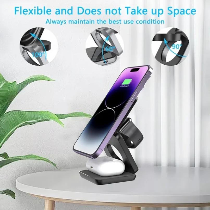 Składana magnetyczna ładowarka – Wireless Charger Watch recenzja i cena