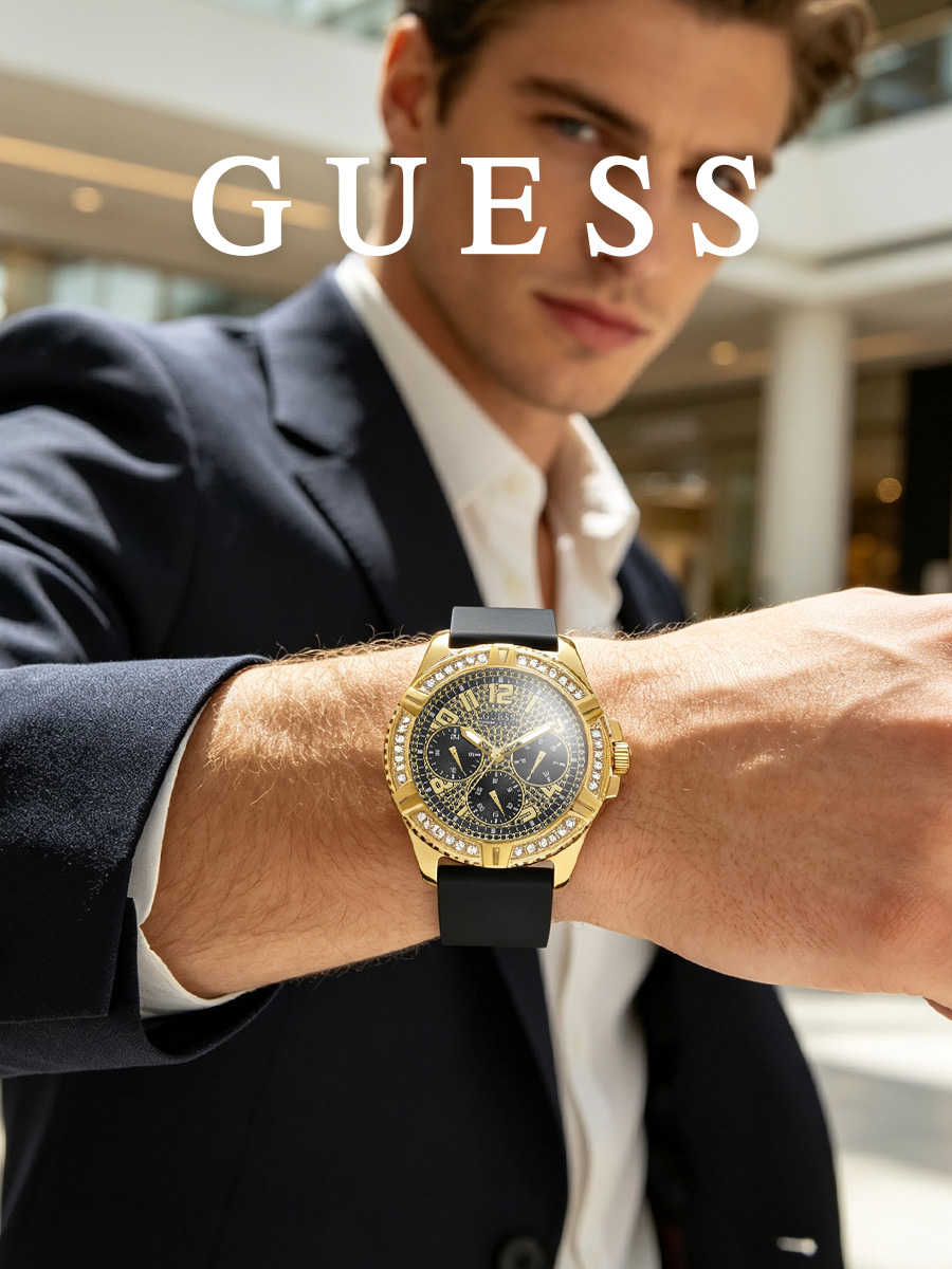 Zegarek męski Guess, czarne si – Smartwatch Guess recenzja i cena