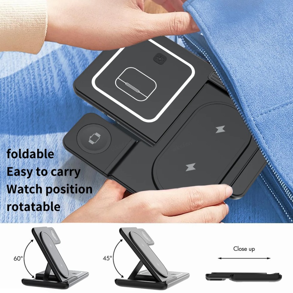 Składana bezprzewodowa ładowar – Wireless Charger Watch recenzja i cena
