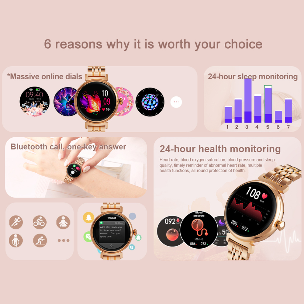 1. 04-calowy ekran amolowany m – Smartwatch Faces recenzja i cena