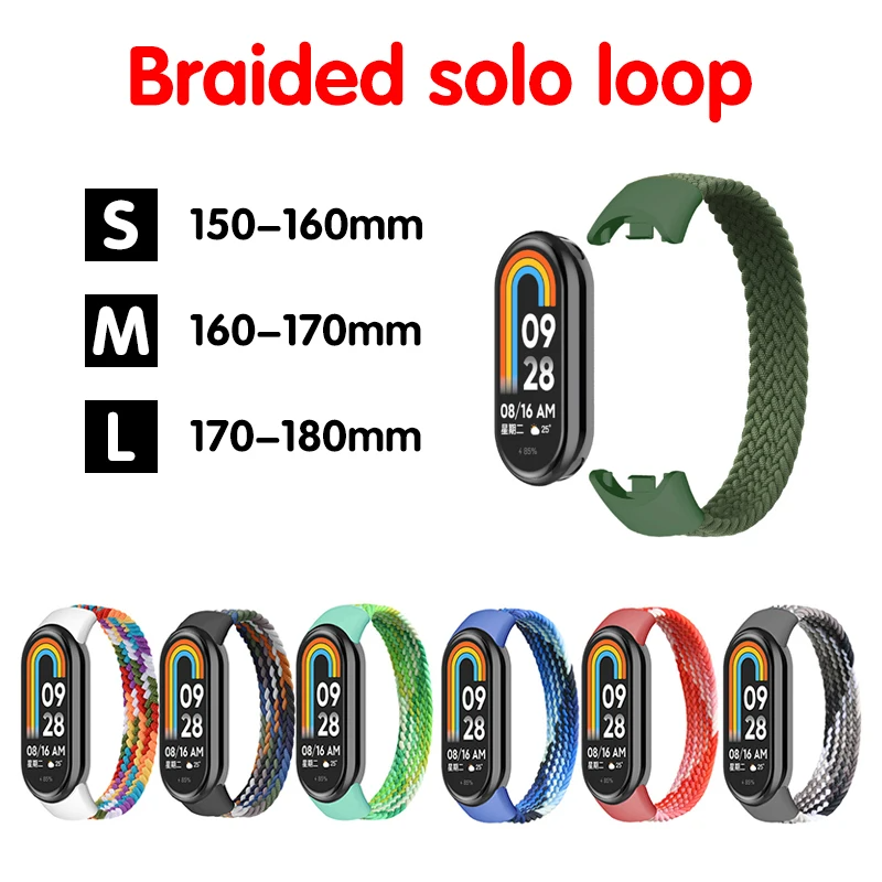 Pasek do Mi band 7 8 6 5 Nylon – Solo Loop Strap recenzja i cena