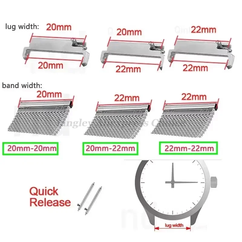 2szt Adaptery pasków do zegark – Watch Band Connector recenzja i cena